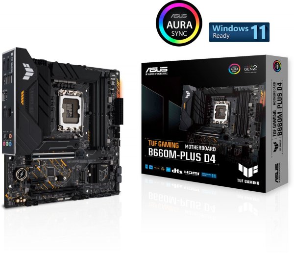 ASUS TUF Gaming B660M-Plus D4 (90MB1940-M0EAY0 / 90MB1940-M1EAY0)